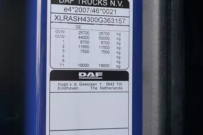 DAF XF / 480 / ACC / EURO 6 / SSC / MEGA / BDF / 7.82 M / RETARDER / OŚ SKRĘTNA zdjęcie 11