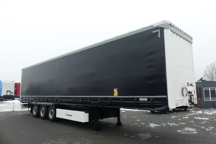 Krone FIRANKA / OŚ PODNOSZONA / OPONY 100% / PALECIARA / zdjęcie 12