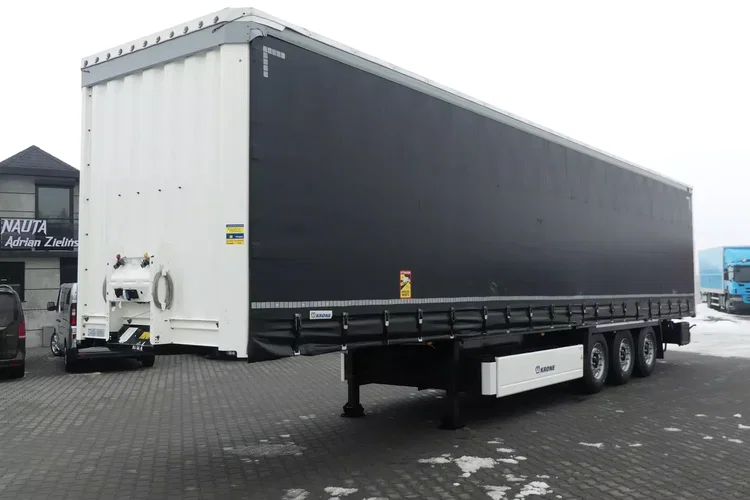 Krone FIRANKA / OŚ PODNOSZONA / OPONY 100% / PALECIARA / zdjęcie 2