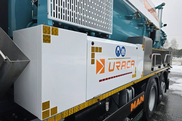 MAN HUWER HYDROVIDE WUKO KOMBI DO CZYSZCZENIA KANAŁÓW EURO6 WUKO asenizacyjny separator beczka odpady czyszczenie kanalizacj zdjęcie 12