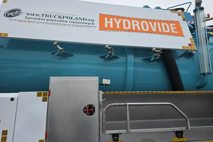 MAN HUWER HYDROVIDE WUKO KOMBI DO CZYSZCZENIA KANAŁÓW EURO6 WUKO asenizacyjny separator beczka odpady czyszczenie kanalizacj zdjęcie 16