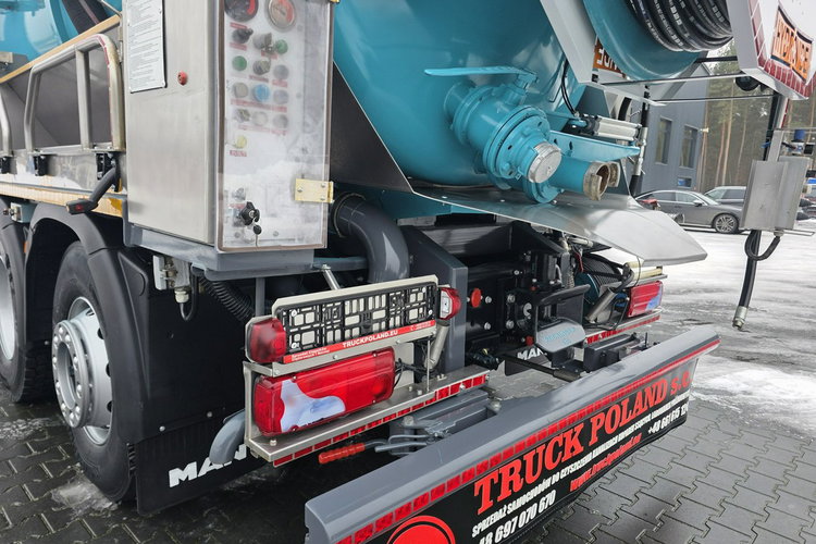 MAN HUWER HYDROVIDE WUKO KOMBI DO CZYSZCZENIA KANAŁÓW EURO6 WUKO asenizacyjny separator beczka odpady czyszczenie kanalizacj zdjęcie 19