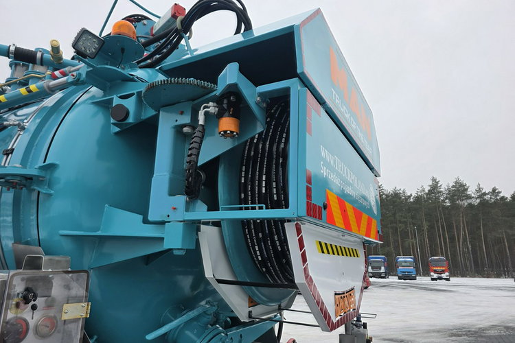 MAN HUWER HYDROVIDE WUKO KOMBI DO CZYSZCZENIA KANAŁÓW EURO6 WUKO asenizacyjny separator beczka odpady czyszczenie kanalizacj zdjęcie 21