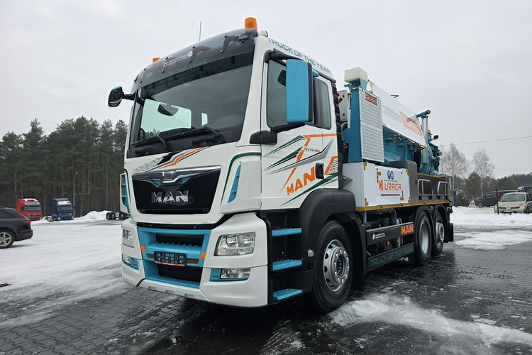 MAN HUWER HYDROVIDE WUKO KOMBI DO CZYSZCZENIA KANAŁÓW EURO6 WUKO asenizacyjny separator beczka odpady czyszczenie kanalizacj zdjęcie 3