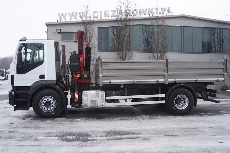 Iveco Stralis 19.310 E6 4x2 / Fassi F155A.0.22 / 690 MTH / pilot / NOWA 3-stronna wywrotka zdjęcie 3