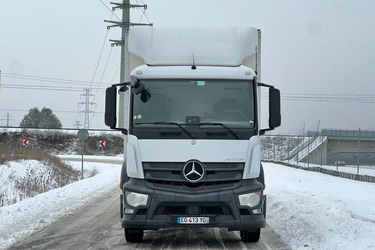Mercedes ANTOS 1827 Kontener Sprowadzony Euro 6 Półsypialka Książka Serwisowa , 24 Euro Palety , Klima , Blokada Mostu , ASR Łóżko zdjęcie 18