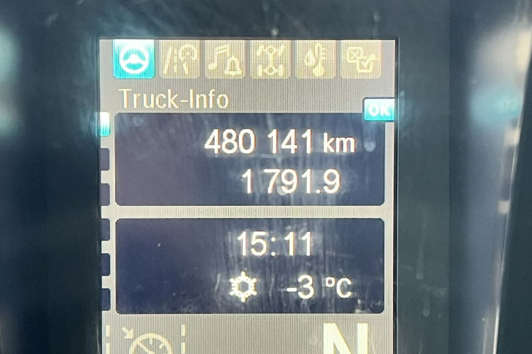 Mercedes ANTOS 1827 Kontener Sprowadzony Euro 6 Półsypialka Książka Serwisowa , 24 Euro Palety , Klima , Blokada Mostu , ASR Łóżko zdjęcie 19