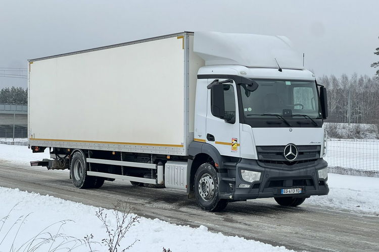 Mercedes ANTOS 1827 Kontener Sprowadzony Euro 6 Półsypialka Książka Serwisowa , 24 Euro Palety , Klima , Blokada Mostu , ASR Łóżko zdjęcie 2