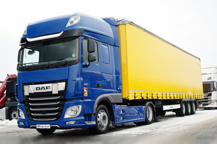 DAF XF 480 / ZESTAW / MEGA / SSC / 2022 / + KRONE / FIRANKA / DACH PODNOSZONY  zdjęcie 1