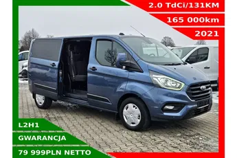 Ford transit-custom L2H1 79999zł NETTO Brygadówka 6 osób 2.0TdCi/131KM