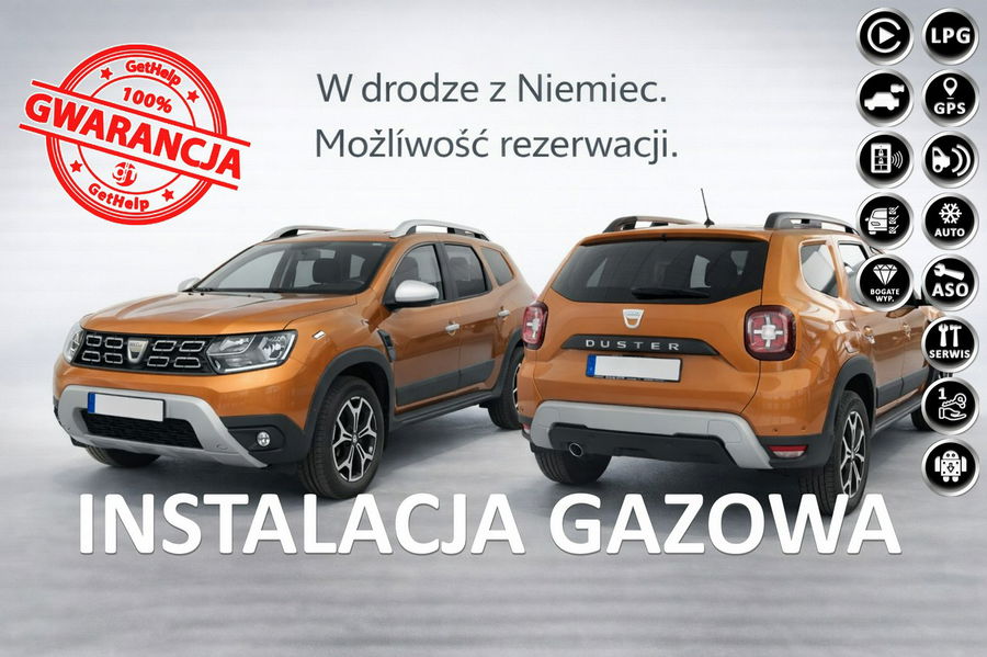 Dacia Duster 1.6 SCe +LPG Fabryczna 115KM Lift PRESTIGE Navi Relingi Alu17 KeylessG zdjęcie 
