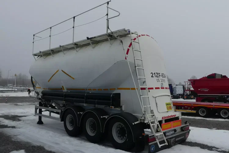 KAESSBOHRER 35000 / SILOS / DO MATERIAŁÓW SYPKICH / OŚ PODNOSZONA / zdjęcie 19
