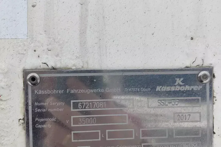 KAESSBOHRER 35000 / SILOS / DO MATERIAŁÓW SYPKICH / OŚ PODNOSZONA / zdjęcie 23