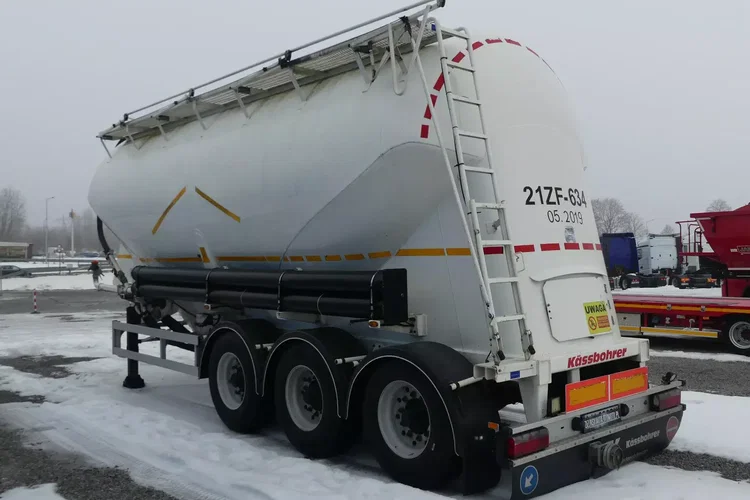 KAESSBOHRER 35000 / SILOS / DO MATERIAŁÓW SYPKICH / OŚ PODNOSZONA / zdjęcie 5