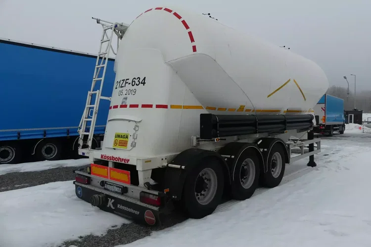 KAESSBOHRER 35000 / SILOS / DO MATERIAŁÓW SYPKICH / OŚ PODNOSZONA / zdjęcie 7