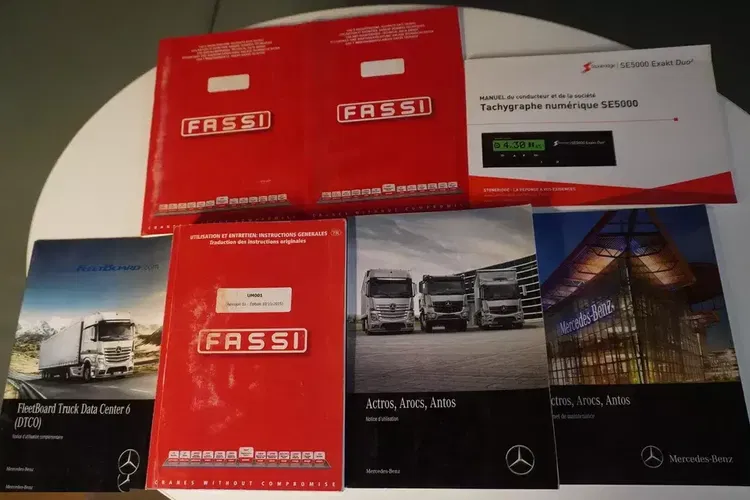 Mercedes Arocs 2536 6x2 E6 / Fassi F195A.0.23 / pilot / rotator / platforma burtowa 16 EPAL zdjęcie 30