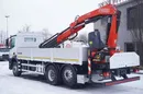 Mercedes Arocs 2536 6x2 E6 / Fassi F195A.0.23 / pilot / rotator / platforma burtowa 16 EPAL zdjęcie 4