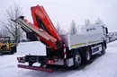 Mercedes Arocs 2536 6x2 E6 / Fassi F195A.0.23 / pilot / rotator / platforma burtowa 16 EPAL zdjęcie 8