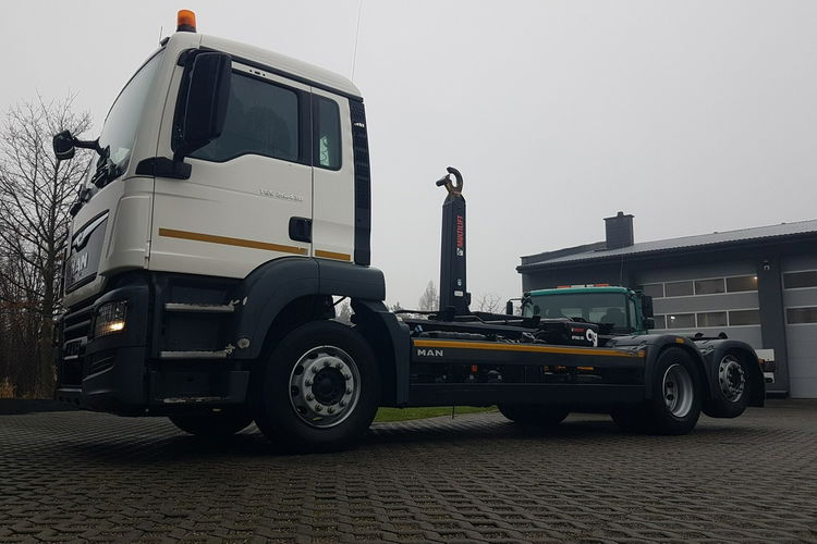MAN TGS 26.430 3 OSIE HAKOWIEC MULTILIFT OPTIMA 20S KLIMA 6x2 zdjęcie 14