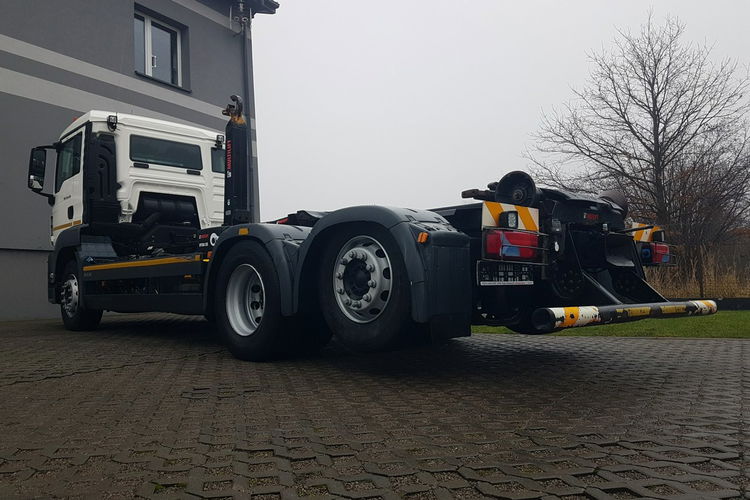 MAN TGS 26.430 3 OSIE HAKOWIEC MULTILIFT OPTIMA 20S KLIMA 6x2 zdjęcie 7