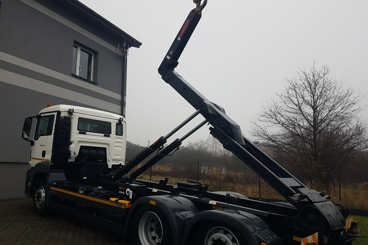 MAN TGS 26.430 3 OSIE HAKOWIEC MULTILIFT OPTIMA 20S KLIMA 6x2 zdjęcie 9
