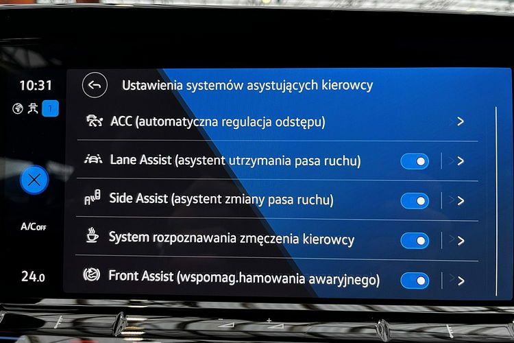 Volkswagen Golf 1, 5 AUTOMAT+ACC+Led+Navi+Kamera GWARANCJA I-wł Krajowy BEZWYPAD F23% 4x2 zdjęcie 52