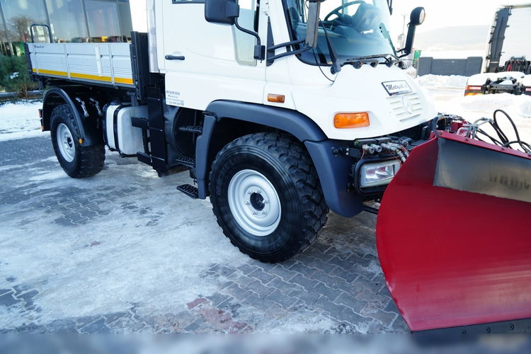 Mercedes UNIMOG  U300 / 4X4 / WYWROTKA 3 STRONNA / PŁUG / KOMUNALNY / HYDROZŁĄCZA / EPS + SPRZĘGŁO  zdjęcie 12
