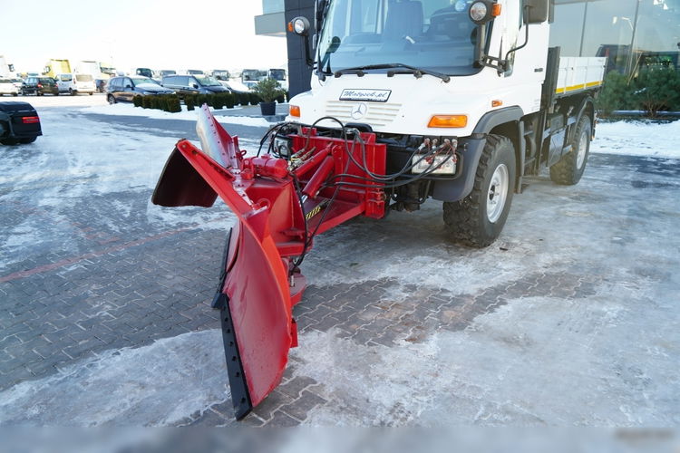 Mercedes UNIMOG  U300 / 4X4 / WYWROTKA 3 STRONNA / PŁUG / KOMUNALNY / HYDROZŁĄCZA / EPS + SPRZĘGŁO  zdjęcie 13