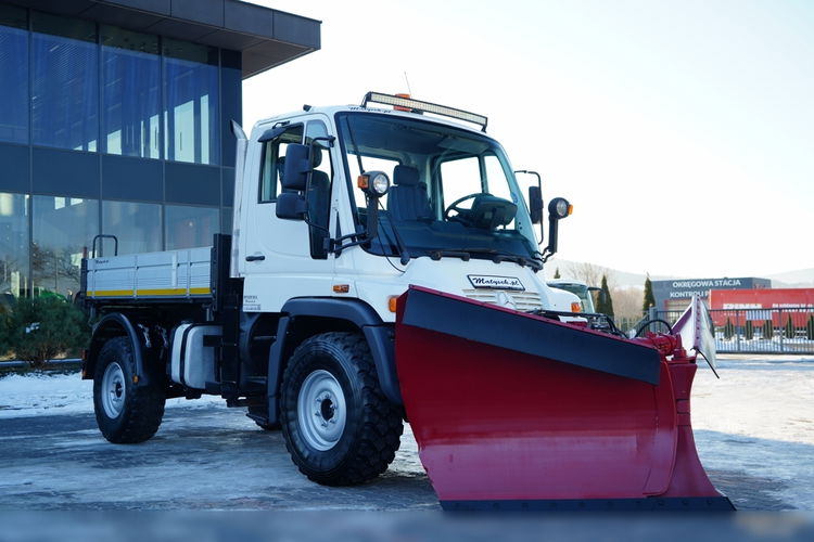 Mercedes UNIMOG  U300 / 4X4 / WYWROTKA 3 STRONNA / PŁUG / KOMUNALNY / HYDROZŁĄCZA / EPS + SPRZĘGŁO  zdjęcie 1