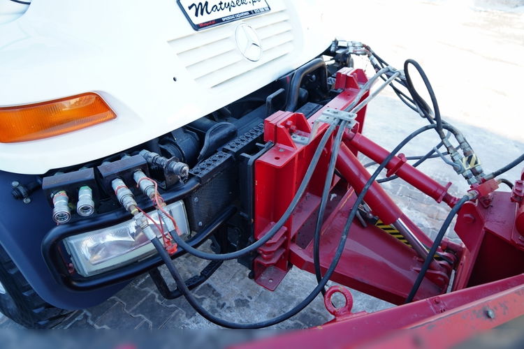 Mercedes UNIMOG  U300 / 4X4 / WYWROTKA 3 STRONNA / PŁUG / KOMUNALNY / HYDROZŁĄCZA / EPS + SPRZĘGŁO  zdjęcie 19
