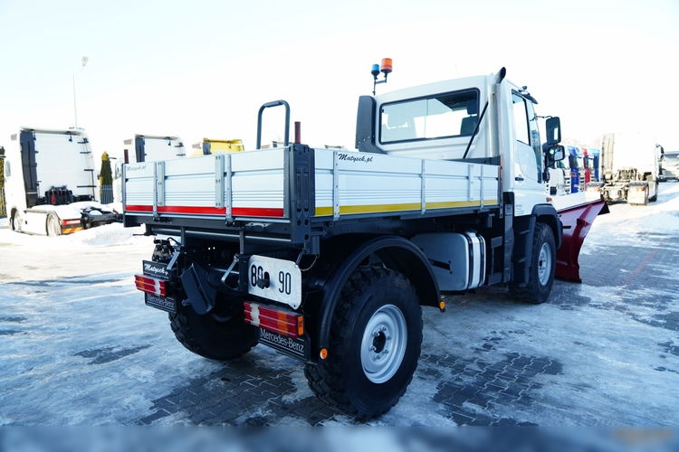 Mercedes UNIMOG  U300 / 4X4 / WYWROTKA 3 STRONNA / PŁUG / KOMUNALNY / HYDROZŁĄCZA / EPS + SPRZĘGŁO  zdjęcie 8