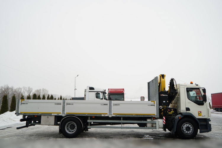 DAF LF 250 / 4X2 / SKRZYNIOWY - 7.30 + HDS HYVA HB 150XE3 / STEROWANIE RADIOWE / ROTATOR / MAX UDŹWIG: 5200 KG / EURO 6  zdjęcie 12