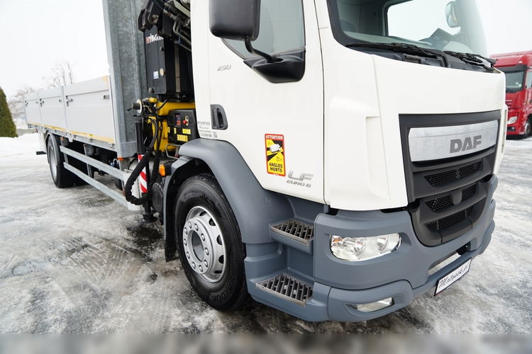 DAF LF 250 / 4X2 / SKRZYNIOWY - 7.30 + HDS HYVA HB 150XE3 / STEROWANIE RADIOWE / ROTATOR / MAX UDŹWIG: 5200 KG / EURO 6  zdjęcie 14