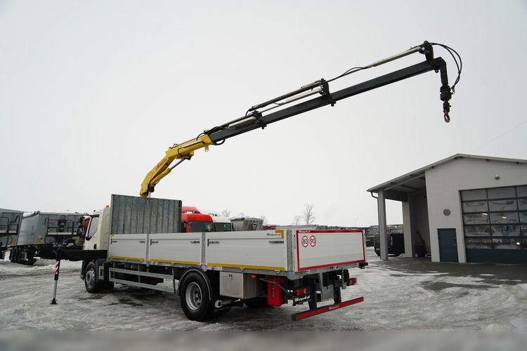 DAF LF 250 / 4X2 / SKRZYNIOWY - 7.30 + HDS HYVA HB 150XE3 / STEROWANIE RADIOWE / ROTATOR / MAX UDŹWIG: 5200 KG / EURO 6  zdjęcie 3