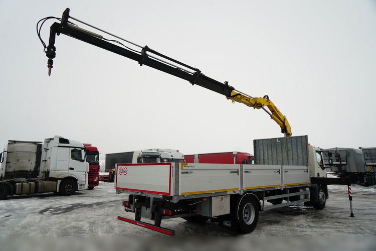 DAF LF 250 / 4X2 / SKRZYNIOWY - 7.30 + HDS HYVA HB 150XE3 / STEROWANIE RADIOWE / ROTATOR / MAX UDŹWIG: 5200 KG / EURO 6  zdjęcie 4