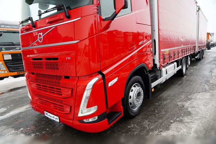 Volvo FH 460 / ZESTAW TANDEM / 120 M3 / PRZEJAZDOWY / I-SAVE / KLIMATYZACJA POSTOJOWA / OŚ PODNOSZONA / OŚ SKRĘTNA / PLANDEKA ZBROJONA  zdjęcie 9