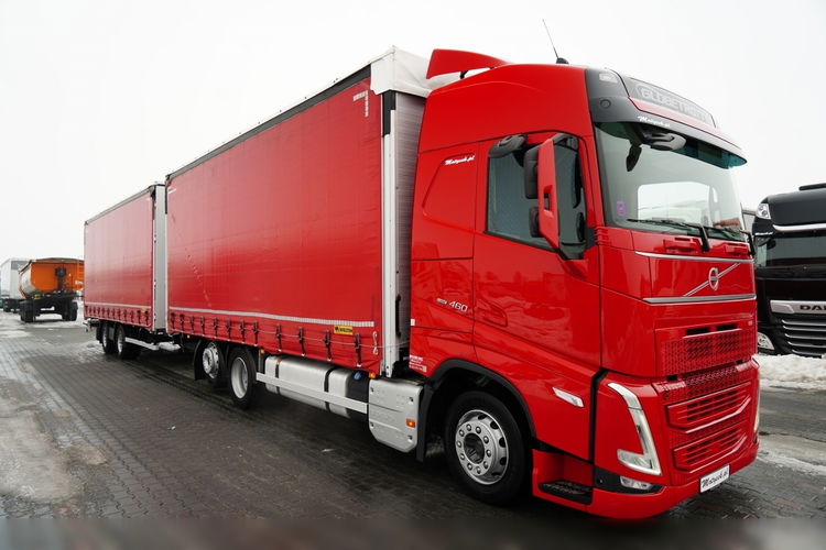 Volvo FH 460 / ZESTAW TANDEM / 120 M3 / PRZEJAZDOWY / I-SAVE / KLIMATYZACJA POSTOJOWA / OŚ PODNOSZONA / OŚ SKRĘTNA / PLANDEKA ZBROJONA  zdjęcie 2