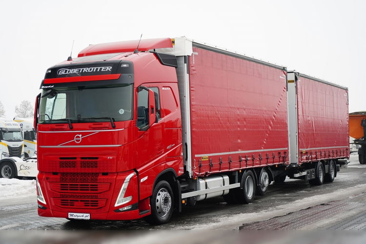 Volvo FH 460 / ZESTAW TANDEM / 120 M3 / PRZEJAZDOWY / I-SAVE / KLIMATYZACJA POSTOJOWA / OŚ PODNOSZONA / OŚ SKRĘTNA / PLANDEKA ZBROJONA  zdjęcie 4