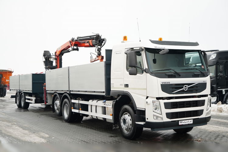 Volvo FM 450 /  ZESTAW SKRZYNIOWY / HDS PALFINGER PK 16001-K / ROTATOR / WIDŁY / PRZYCZEPA / MANUAL /  zdjęcie 9