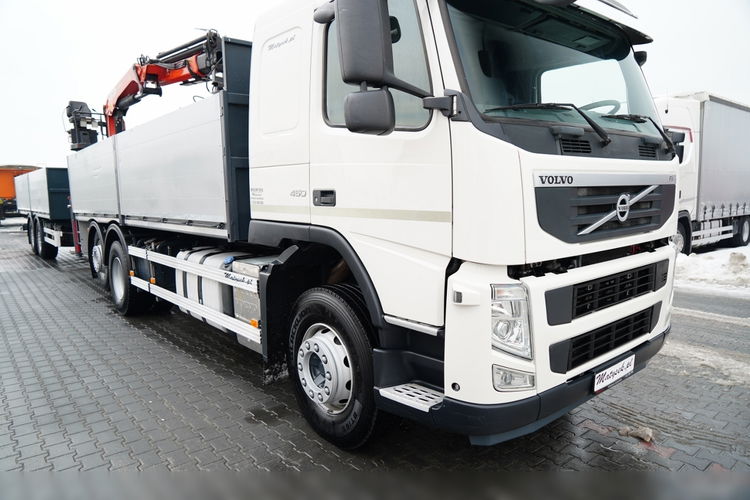 Volvo FM 450 /  ZESTAW SKRZYNIOWY / HDS PALFINGER PK 16001-K / ROTATOR / WIDŁY / PRZYCZEPA / MANUAL /  zdjęcie 10