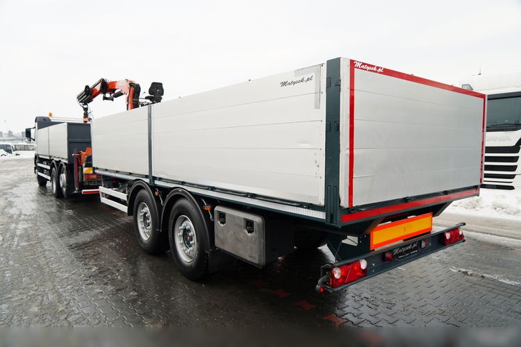 Volvo FM 450 /  ZESTAW SKRZYNIOWY / HDS PALFINGER PK 16001-K / ROTATOR / WIDŁY / PRZYCZEPA / MANUAL /  zdjęcie 16