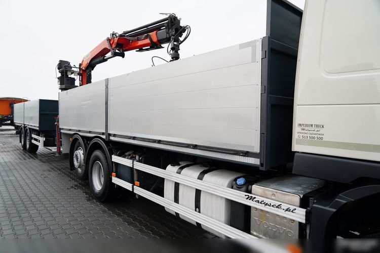 Volvo FM 450 /  ZESTAW SKRZYNIOWY / HDS PALFINGER PK 16001-K / ROTATOR / WIDŁY / PRZYCZEPA / MANUAL /  zdjęcie 20