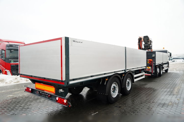 Volvo FM 450 /  ZESTAW SKRZYNIOWY / HDS PALFINGER PK 16001-K / ROTATOR / WIDŁY / PRZYCZEPA / MANUAL /  zdjęcie 8