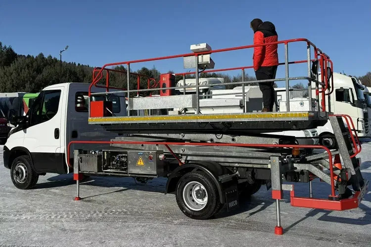 Iveco Zwyżka Podnośnik Nożycowy Franke FHB 6.3 Platforma Serwisowa zdjęcie 10