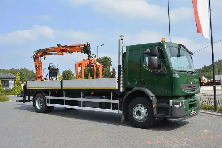 Renault Premium 180.240DXI długość Skrzyni-6.820cm + HDS TEREX TLC 92.2 zdjęcie 2