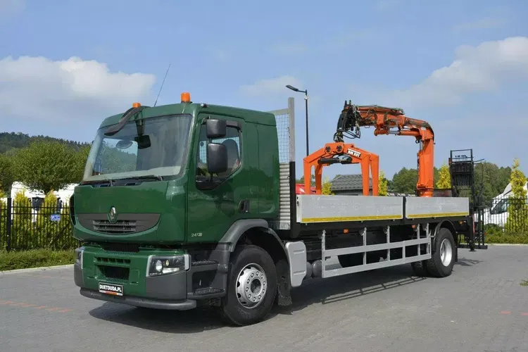 Renault Premium 180.240DXI długość Skrzyni-6.820cm + HDS TEREX TLC 92.2 zdjęcie 7