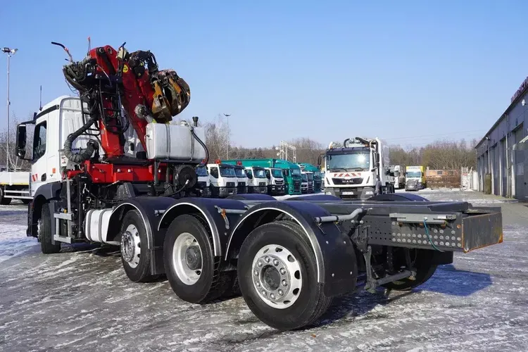 Mercedes Antos 3240 8x2 / HDS Tajfun L170Z3 / pilot / rotator / 3 osie skrętne zdjęcie 3