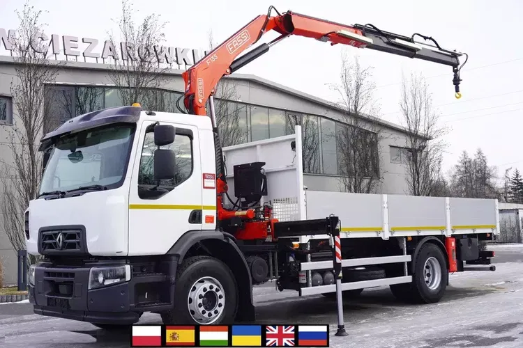 Renault C280 DTI 8 / HDS Fassi F135A.22 / Pilot / Rotator / Platforma 15 EPAL / 8 szt. zdjęcie 1