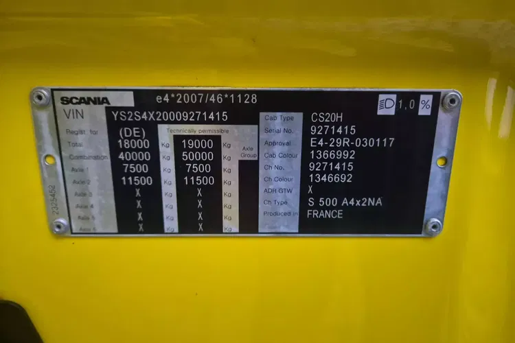 Scania S500 zdjęcie 39