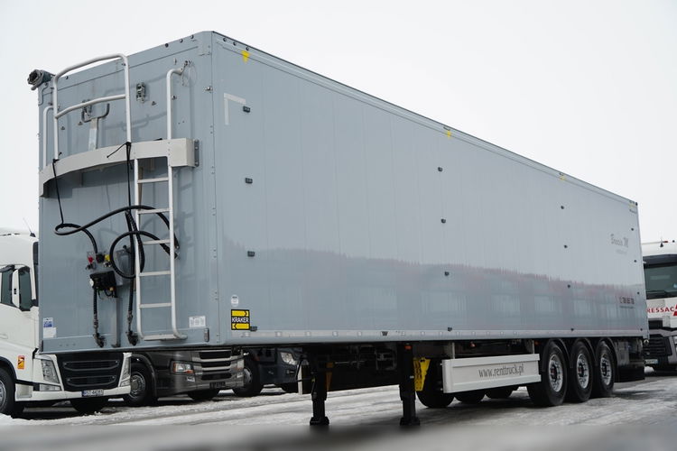 KRAKER / WALKING FLOOR / RUCHOMA PODŁOGA / 90 M3 / OŚ PODNOSZONA / SAF  zdjęcie 2